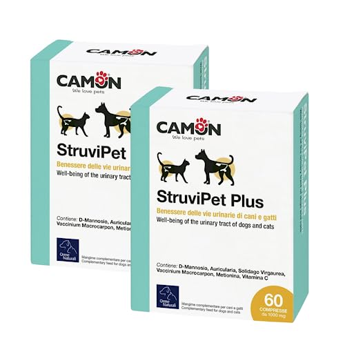 ULISSE Angebot Camon Struvipet Plus 2 Packungen mit 60 Tabletten für das Wohlbefinden der Urinwege von Hund und Katze von ULISSE