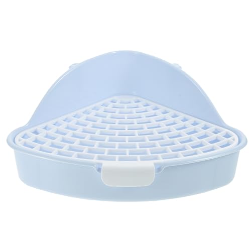 Pet Potty Rabbit Litter Box, Bunny Litter Box Plastic Pet Toilet Potty Trainer Corner Pan Bedding Box for Adult Guinea Pigs Chinchilla Frettchen, Small Animals, Rabbits, Guinea Pigs von ULTECHNOVO