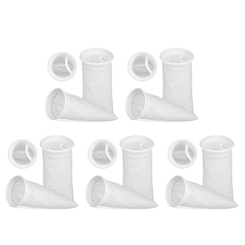 ULTECHNOVO 10Er-Pack Ringfiltersocken Filtersocken Für Salzwasseraquarien Sumpffiltersocke Rifffiltersocke Filtermedienbeutel Mit Hohem Durchfluss – Medienbeutel Für Aquarium Und Teich (4 X von ULTECHNOVO