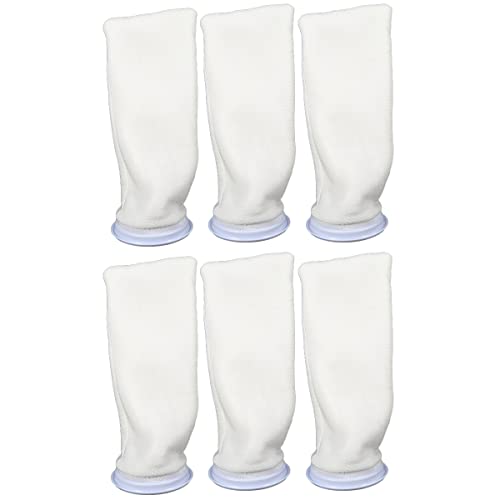 ULTECHNOVO 6Er-Pack 4-Zoll-Ringfiltersocken – Filzfilterbeutel Für Aquarien Aquariensocken Für Tanksumpf Salzwasser Süßwasser 6 Zoll/8 Zoll/10 Zoll Lang von ULTECHNOVO