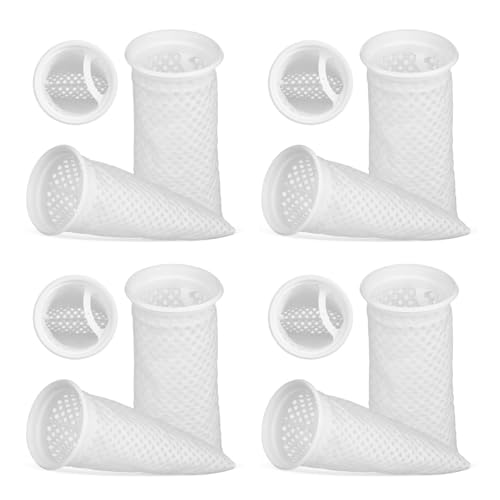 ULTECHNOVO 8Er-Pack Ringfiltersocken Filtersocken Für Salzwasseraquarien Sumpffiltersocke Rifffiltersocke Filtermedienbeutel Mit Hohem Durchfluss – Medienbeutel Für Aquarium Und Teich (4 X von ULTECHNOVO