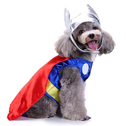 ULTECHNOVO Haustier Hund Katze Kostü Zur Dekoration Lustige Hund Cosplay Kostüme Katze Halloween Cosplay Kleidung Niedliches Haustier Outfit für Halloween Weihnachtsfeier (XL) von ULTECHNOVO