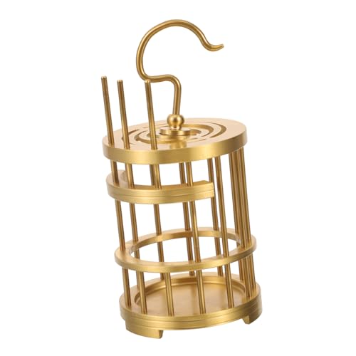 ULTECHNOVO Vintage Messing Käfig Hängender Kleintierkäfig für Grillen Heuschrecken Kleine Vögel und Hamster Multifunktional Sicherer Türverschluss Dekoratives Kupferdesign ULTECHNOVO Vintage Messing Käfig Hängender Kleintierkäfig für Grillen Heuschrecken Kleine Vögel und Hamster Multifunktional Sicherer Türverschluss Dekoratives Kupferdesign von ULTECHNOVO
