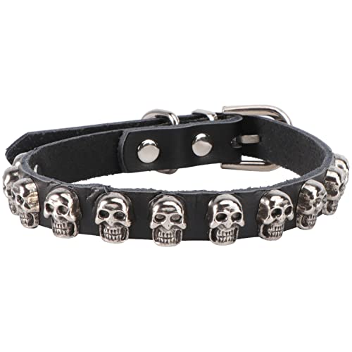 ULTECHNOVO Zubehör für Kätzchen Katzen Halsband Halsband Cool Verstellbar für Katzen Urlaub Hunde Accessoires Gothic Nieten Haustier Groß für Halsband Kleid Tier Hund Haustiere von ULTECHNOVO