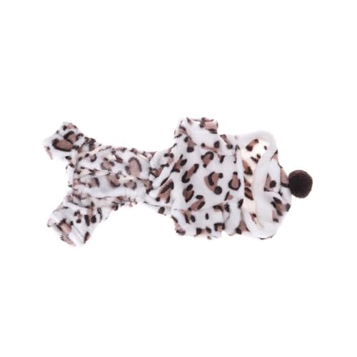 Entzückende Cartoon Leopard Haustier Kostüm Tier Hoodie Warme Outfits Tuch Leopard Thema Hund Halloween Neujahr Kostüm Hund Kleidung Für Hunde Mädchen Weihnachten von UNFAIRZQ