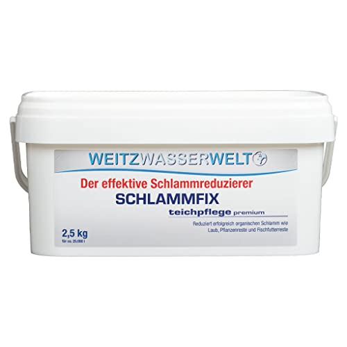 SCHLAMMFIX - Der effektive Schlammreduzierer (2,5 kg für max. 25.000 Liter) von UNIPOND