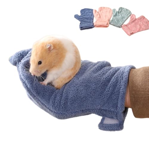 UNMULFC 1 x Hamsterhandschuh, Anti-Biss-Meerschweinchen-Handling-Handschuh, bissfest, Kaninchen-Haltehandschuh, Beißschutz, Badetuch für Igel, Zucker, Rennmäuse, Mäuse, Ratten, Kleintiere, Sittiche von UNMULFC