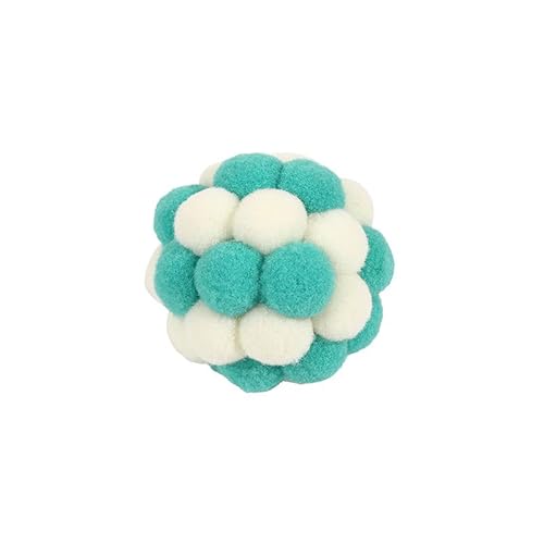 9 Stück Katzenbälle für Katzen Ball, Pompoms Bälle Katzenspielzeug Bunte Katzenspielzeug Ball Filzbälle Katzen Spielball Katze Soft Plüsch Katzenspielzeug Bälle Katzen Spielzeug (Random Color(9pcs)) von UOCAI