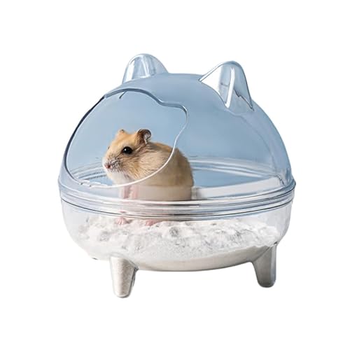 UOCAI Hamster Sandbad, Hamster Bad Waschraum Transparentes Acryl-Sand-Badezimmer für Hamster Badezimmer Badewanne Hamstertoilette Hamster Sand Badezimmer Sandkasten von UOCAI