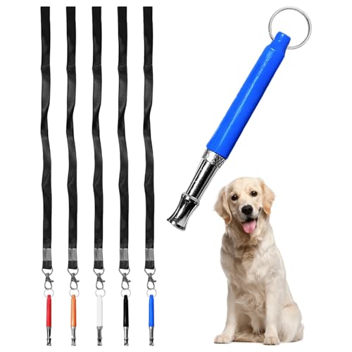 UOPJDD 5 Stücke Pfeife Mit Lanyard, Hundeausbildung, Pfeife, Haustierversorgungen, Haustier -Trainingsinstrumente. UOPJDD 5 Stücke Pfeife Mit Lanyard, Hundeausbildung, Pfeife, Haustierversorgungen, Haustier -Trainingsinstrumente. von UOPJDD
