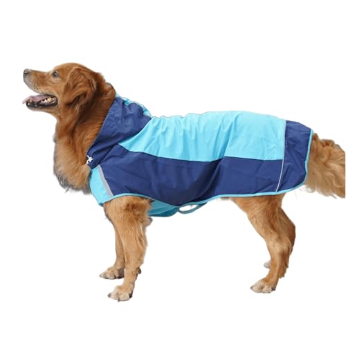 UOSIA Hund Regenmantel Mit Kapuze Für Mittlere Große Hunde Verstellbare Haustier Regenjacke Mit Leine Loch/Reflektierenden Streifen Casual Leichte Hundejacke Für Regnerische Spaziergänge UOSIA Hund Regenmantel Mit Kapuze Für Mittlere Große Hunde Verstellbare Haustier Regenjacke Mit Leine Loch/Reflektierenden Streifen Casual Leichte Hundejacke Für Regnerische Spaziergänge von UOSIA