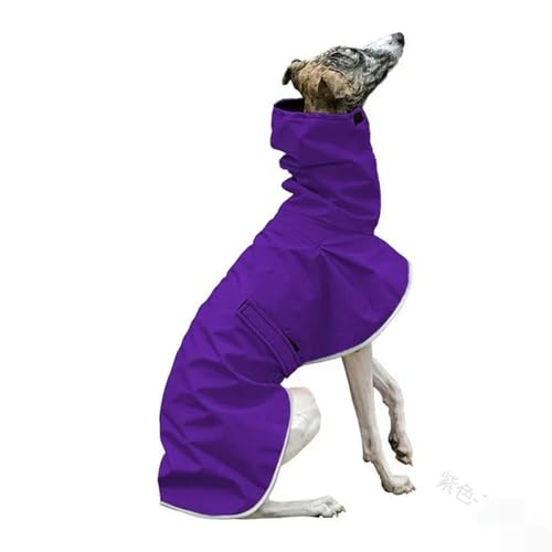 UOSIA Hund Warme Jacke Wasserdichte Whippet Mantel Winter Einstellbare Windhund Kleidung Winter Warme Fleece Kleidung Italienischen Windhund Kleidung von UOSIA