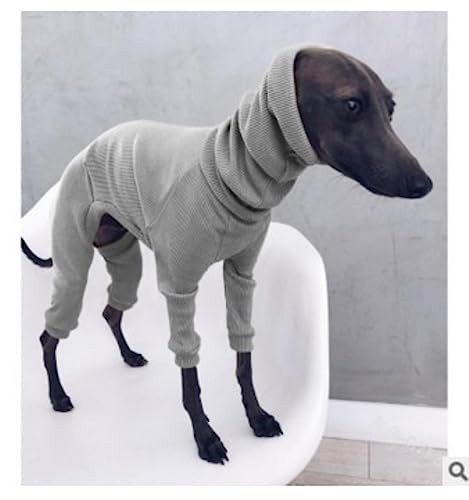 UOSIA Hunde-Einteiler, Windhund-Pyjama, schmale Passform, leichter Pullover, elastisches Hunde-Shirt für kleine, mittelgroße und große Hunde von UOSIA