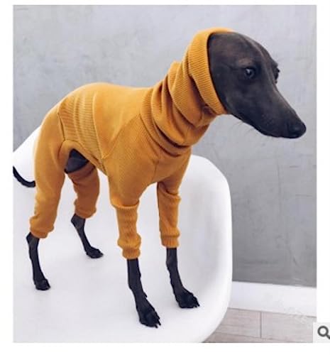 UOSIA Hunde-Einteiler, Windhund-Pyjama, schmale Passform, leichter Pullover, elastisches Hunde-Shirt für kleine, mittelgroße und große Hunde von UOSIA