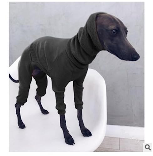 UOSIA Hunde-Einteiler, Windhund-Pyjama, schmale Passform, leichter Pullover, elastisches Hunde-Shirt für kleine, mittelgroße und große Hunde von UOSIA