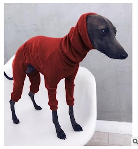 UOSIA Hunde-Einteiler, Windhund-Pyjama, schmale Passform, leichter Pullover, elastisches Hunde-Shirt für kleine, mittelgroße und große Hunde von UOSIA