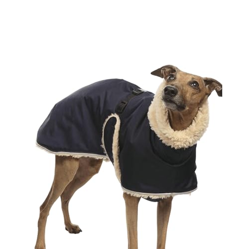 UOSIA Warme Hund Fleece Jacke Winddichte Italienische Greyhound Kleidung Mit Pelzigem Kragen Dicke Winter Whippet Hund Mantel Schneejacken Für Mittlere Große Hunde UOSIA Warme Hund Fleece Jacke Winddichte Italienische Greyhound Kleidung Mit Pelzigem Kragen Dicke Winter Whippet Hund Mantel Schneejacken Für Mittlere Große Hunde von UOSIA