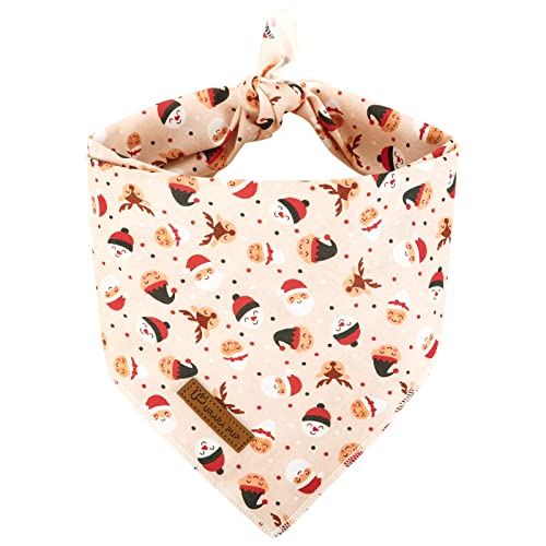 UP URARA PUP Weihnachten Hund Bandana, Weihnachten Dreieck Bid Schal für Kleine Mittlere Hunde, Winter Hund Bandana, Niedlich Welpen Bandana von UP URARA PUP