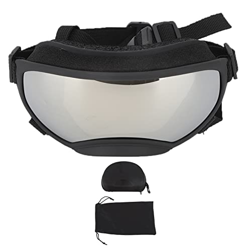 Große Hundesonnenbrille, Hundebrille, Hunde-Augenschutzbrille, Stilvolles Aussehen, Hundebrille, Elastischer PVC-Rahmen, Große Hundesonnenbrille Zum Skifahren, Sonnenbrille von UPALDHOU