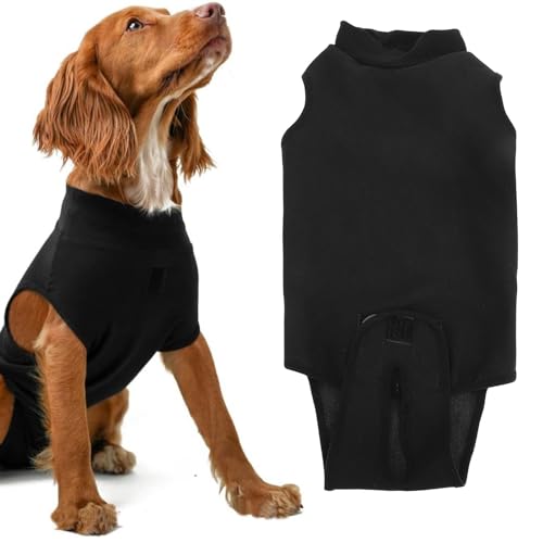 UPHIGHER UPHIGHERXuE-12 Erholungsanzug für Hunde und Katzen, wiederverwendbar, waschbar, für Haustiere, Chirurgie, professionelles Erholungsshirt nach Operationen, Anti-Lecken, für kastrierte Neuter von UPHIGHER