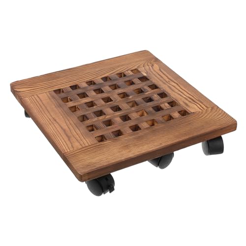 UPKOCH 1stück Movable Wooden Flowerpot Tray Mit Robuster Pflanzenteller Für Drinnen Und Draußen Mit Universellen Bremsrollen Einfache Handhabung Und Starke Tragfähigkeit UPKOCH 1stück Movable Wooden Flowerpot Tray Mit Robuster Pflanzenteller Für Drinnen Und Draußen Mit Universellen Bremsrollen Einfache Handhabung Und Starke Tragfähigkeit von UPKOCH