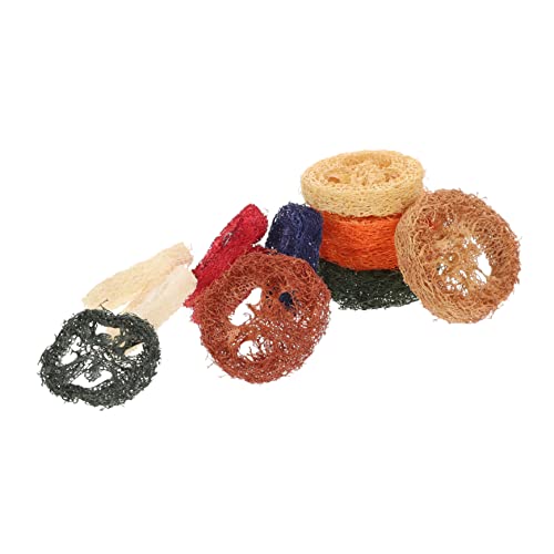 UPKOCH 12 Stücke Luffa Kauspielzeug für Kaninchen Meerschweinchen Hamster Organisches Spielzeug für Zähne Leuchtende Farben für Käfige Futterspielzeug für Kleintiere UPKOCH 12 Stücke Luffa Kauspielzeug für Kaninchen Meerschweinchen Hamster Organisches Spielzeug für Zähne Leuchtende Farben für Käfige Futterspielzeug für Kleintiere von UPKOCH