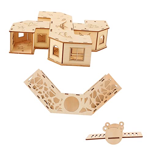 UPKOCH Hamstertunnel Labyrinth Spielzeug Für Kleine Tiere Holz Ausübung Spielzeug Hideout Für Hamster Und Mäuse UPKOCH Hamstertunnel Labyrinth Spielzeug Für Kleine Tiere Holz Ausübung Spielzeug Hideout Für Hamster Und Mäuse von UPKOCH