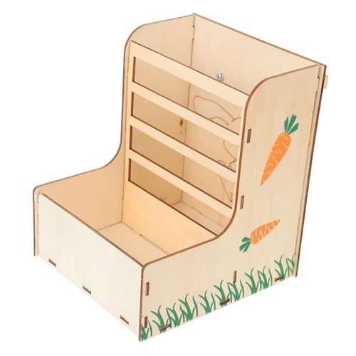 UPKOCH 1Stück Bunny Heu Feeder aus Hochwertigem Holz Futterstation für Nager Großer Heu Fütterungsständer Design zur Minimierung von Heu Abfall UPKOCH 1Stück Bunny Heu Feeder aus Hochwertigem Holz Futterstation für Nager Großer Heu Fütterungsständer Design zur Minimierung von Heu Abfall von UPKOCH