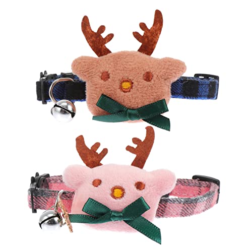 UPKOCH 2stücke Verstellbares Hundehalsband Aus Baumwollstoff Mit Cartoon-Design Für Katzen Und Hunde Für Weihnachten Leicht Zu Reinigen Und Wiederverwendbar Angenehm Zu Tragen UPKOCH 2stücke Verstellbares Hundehalsband Aus Baumwollstoff Mit Cartoon-Design Für Katzen Und Hunde Für Weihnachten Leicht Zu Reinigen Und Wiederverwendbar Angenehm Zu Tragen von UPKOCH