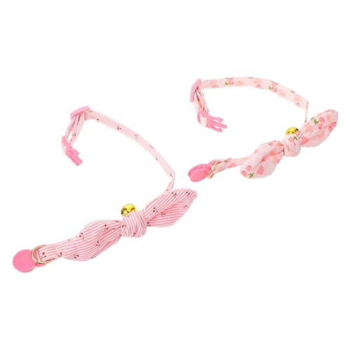 UPKOCH 2stücke Verstellbares Hundehalsband Für Mädchen Mit Glöckchen-anhänger Zweireihiges Haustierhalsband Kleines Welpenhalsband Für Fotoshootings Hochzeiten Und Jubiläen UPKOCH 2stücke Verstellbares Hundehalsband Für Mädchen Mit Glöckchen-anhänger Zweireihiges Haustierhalsband Kleines Welpenhalsband Für Fotoshootings Hochzeiten Und Jubiläen von UPKOCH