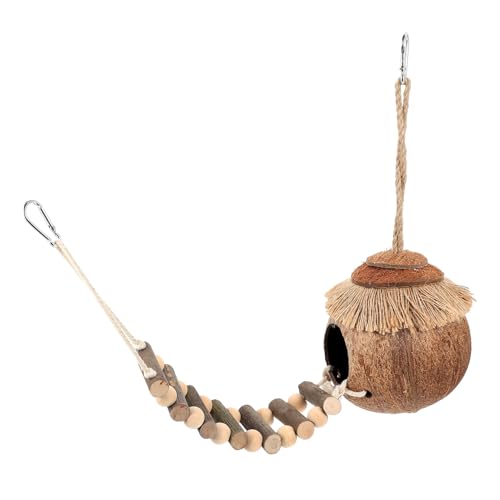 UPKOCH 2Stücke Hamster Kokosnussschalen Nest Teiliges mit Warmes Schlafnest für Hamster und Langlebiges Haustierspielzeug für Käfige für Kleintiere und Nager UPKOCH 2Stücke Hamster Kokosnussschalen Nest Teiliges mit Warmes Schlafnest für Hamster und Langlebiges Haustierspielzeug für Käfige für Kleintiere und Nager von UPKOCH