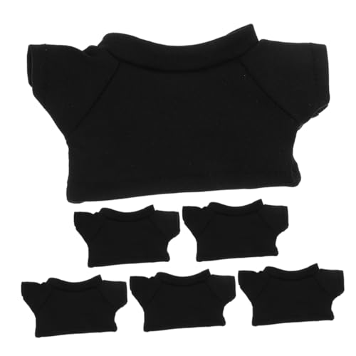 UPKOCH 6st Bärenshirt Bärenkostüm Kinder Süßes Kuscheltier Bären-Sweatshirt Tierkostüme Für Kinder Bärenkleidung Plüschtierkleidung Plüschbär-t-Shirt Puppenkleidung Black Stoff von UPKOCH