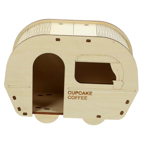 UPKOCH Holzhaus Für Chinchilla Und Hamster Kleine Haustierhütte Als Versteck Und Schlafplatz Ratten-versteckhaus Aus Holz Für Käfigzubehör Und Spielzeug UPKOCH Holzhaus Für Chinchilla Und Hamster Kleine Haustierhütte Als Versteck Und Schlafplatz Ratten-versteckhaus Aus Holz Für Käfigzubehör Und Spielzeug von UPKOCH