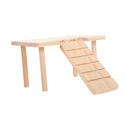 UPKOCH Holz Hamster Spielzeug Käfig Plattform Mit Rampe Für Chinchillas Und Meerschweinchen Kleintierzubehör Robust Und Sicher Für Käfige UPKOCH Holz Hamster Spielzeug Käfig Plattform Mit Rampe Für Chinchillas Und Meerschweinchen Kleintierzubehör Robust Und Sicher Für Käfige von UPKOCH