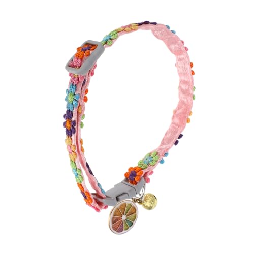 UPKOCH Katzen und Hundehalsband mit Buntem Spitzenblumen Design Dekorativer Haustierkragen für Kätzchen und Welpen Umfang UPKOCH Katzen und Hundehalsband mit Buntem Spitzenblumen Design Dekorativer Haustierkragen für Kätzchen und Welpen Umfang von UPKOCH