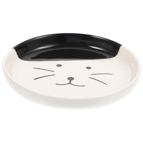 UPKOCH Keramischer Katzenteller Flacher Futternapf für Katzen und Kätzchen Rutschfester Silikonboden Design für Futter und Wasser Große Kapazität Spülmaschinenfest UPKOCH Keramischer Katzenteller Flacher Futternapf für Katzen und Kätzchen Rutschfester Silikonboden Design für Futter und Wasser Große Kapazität Spülmaschinenfest von UPKOCH