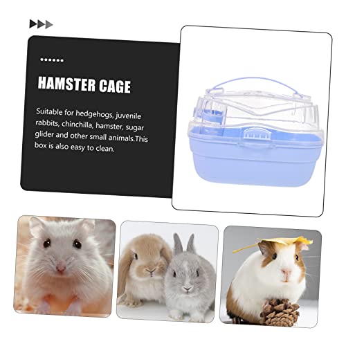 UPKOCH Kleintier Tragekäfig Hamster Outdoor Transportbox Handlich Leicht mit für Hamster Chinchilla Meerschweinchen Geeignet UPKOCH Kleintier Tragekäfig Hamster Outdoor Transportbox Handlich Leicht mit für Hamster Chinchilla Meerschweinchen Geeignet von UPKOCH