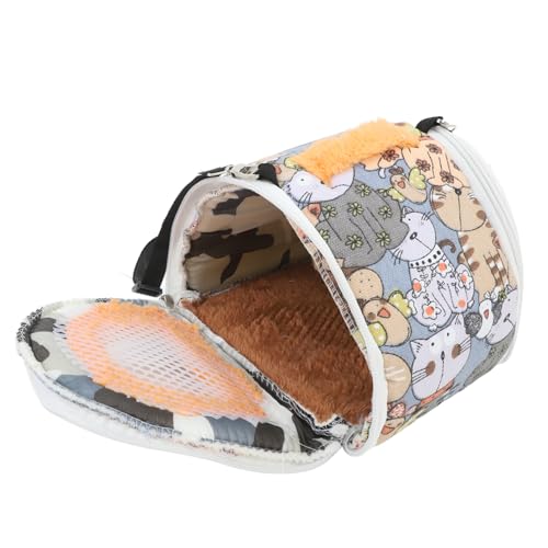 UPKOCH Tragbare Haustier Transporttasche mit Atmungsaktivem Mesh Kratzfest Komfortabel und Sicher für Hamster Mäuse Eichhörnchen Stachelschweine und Kleine Kleintiere für Outdoor Reisen UPKOCH Tragbare Haustier Transporttasche mit Atmungsaktivem Mesh Kratzfest Komfortabel und Sicher für Hamster Mäuse Eichhörnchen Stachelschweine und Kleine Kleintiere für Outdoor Reisen von UPKOCH