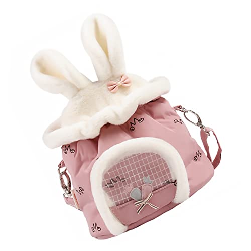 UPKOCH Tragbare Kleine Haustier Tragetasche mit Atmungsaktivem Mesh Plüschgefüttert für Hamster und Streifenhörnchen Outdoor Reisetasche mit Crossbody Gurt für Bequemen Transport UPKOCH Tragbare Kleine Haustier Tragetasche mit Atmungsaktivem Mesh Plüschgefüttert für Hamster und Streifenhörnchen Outdoor Reisetasche mit Crossbody Gurt für Bequemen Transport von UPKOCH