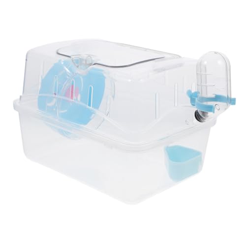 UPKOCH Transparenter Hamsterkäfig aus Robustem Kunststoff Tragbare Kleintier Transportbox für Zwerghamster Sicherer Ausbruchsschutz für Unterwegs und Outdoor Ausflüge UPKOCH Transparenter Hamsterkäfig aus Robustem Kunststoff Tragbare Kleintier Transportbox für Zwerghamster Sicherer Ausbruchsschutz für Unterwegs und Outdoor Ausflüge von UPKOCH