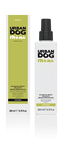 SCHONENDES SHAMPOO-SPRAY FÜR HUNDE OHNE AUSSPÜLEN, reich an Milcheiweißen 200 ml - GVO-frei und 100% Made in Italy von URBAN DOG