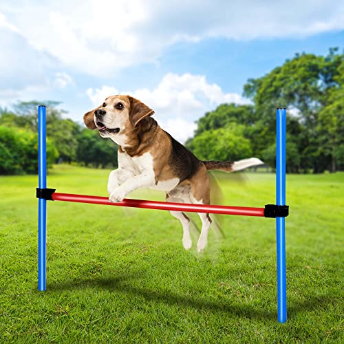 URBNLIVING Hindernis-Trainingsstange, tragbares Ausrüstungs-Set, Agility Weave Poles (springendes Hindernis-Set) von URBNLIVING