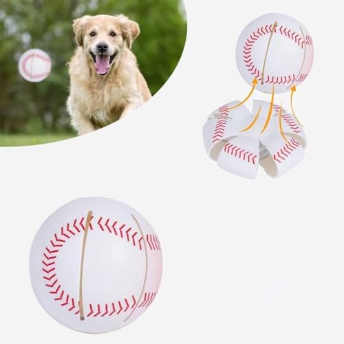 Interaktiver fliegender Untertassen-Hundeball, Haustierspielzeug, fliegender Untertassenball, mittleres interaktives Spielzeug für kleine Hunde, Doggy-Scheibenball für Hunde, magischer UFO-Deformation von URITIS