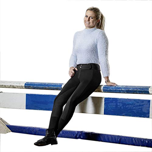 USG 10460006-100-158 "Greta" Jugend Reit-Tight, Schwarz, Größe: 158 von USG