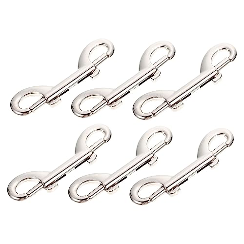UTHCLO 6 Stück Teiliges Doppelseitige Pet Leinenhaken aus Zinklegierung Langlebige Karabiner mit Drehgelenk Vielseitige Schnapphaken für Hundeleinen Taschenriemen und Schlüsselanhänger UTHCLO 6 Stück Teiliges Doppelseitige Pet Leinenhaken aus Zinklegierung Langlebige Karabiner mit Drehgelenk Vielseitige Schnapphaken für Hundeleinen Taschenriemen und Schlüsselanhänger von UTHCLO