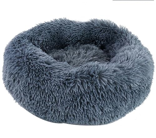 Hundebett Hundekorb Katzenbett Hundekörbchen Haustierbett, Herausnehmbar, Donut, Lang, Plüsch, Feenpulver, Haustier-Hundebett, Zwinger, Rundes Bett, Winter, Warme Schlafliege Haustierbett Hundesofa ( von UTOQIA