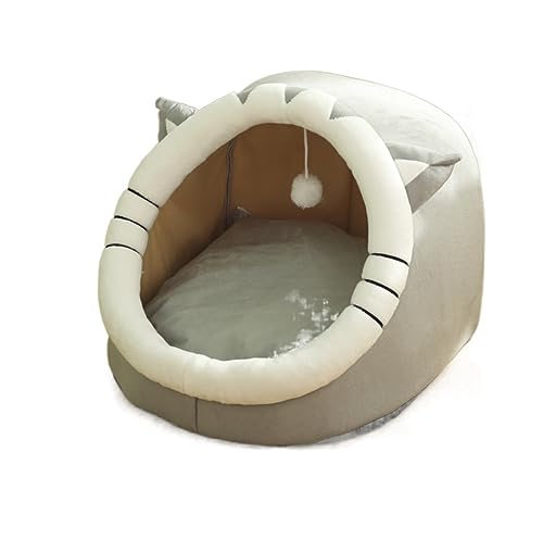 Hundebett Hundekorb Katzenbett Hundekörbchen Haustierbett Abnehmbares Katzenbett Haus Zwinger Nest Haustiernest Wurf Hundehütte Sofa Haus Kissen Haustier Haustierbett Hundesofa ( Color : A , Size : 43 von UTOQIA