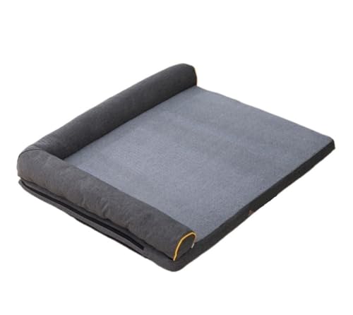 Hundebett Hundekorb Katzenbett Hundekörbchen Hundebett für große Hunde, Eierkiste, Schaumstoff-Sofa, Haustierbetten mit waschbarem Bezug, Hundebetten mit Futter Haustierbett Hundesofa ( Color : A , Si von UTOQIA