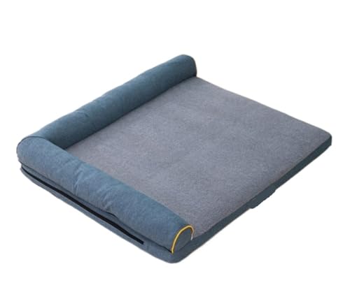 Hundebett Hundekorb Katzenbett Hundekörbchen Hundebett für große Hunde, Eierkiste, Schaumstoff-Sofa, Haustierbetten mit waschbarem Bezug, Hundebetten mit Futter Haustierbett Hundesofa ( Color : B , Si von UTOQIA