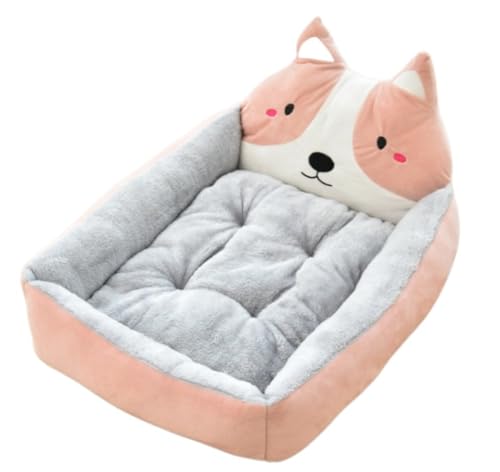 Hundebett Hundekorb Katzenbett Hundekörbchen Orthopädisches Hundebett Für Hunde Mit Memory-Schaum, Haustierbett, Weiches Sofa Mit Waschbarem, Abnehmbarem Bezug Haustierbett Hundesofa ( Color : A , Siz von UTOQIA